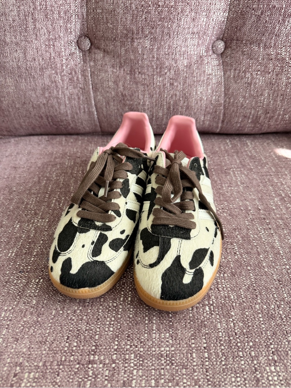 Adidas Cow Print Sambas